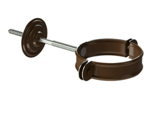 Döcke STAL PREMIUM Хомут трубы D90 (Каштан 8017)