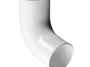 Döcke STAL PREMIUM Отвод трубы D90 (Пломбир 9010)