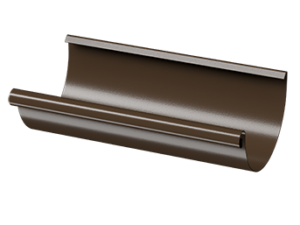 Döcke STAL PREMIUM Желоб полукруглый D125 3 м (Каштан 8017)