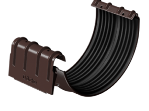 Döcke STAL PREMIUM Соединитель желобов D125 (Шоколад 8019)