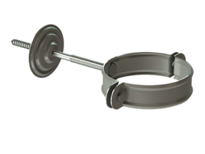 Döcke STAL PREMIUM Хомут трубы D90 (Графит 7024)