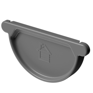 Döcke STAL PREMIUM Заглушка желоба D125 (Графит 7024)