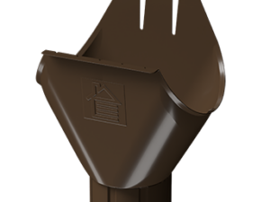 Döcke STAL PREMIUM Воронка желоба 125/90 (Каштан 8017)