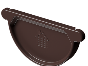 Döcke STAL PREMIUM Заглушка желоба D125 (Шоколад 8019)