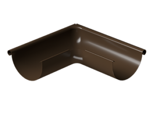 Döcke STAL PREMIUM Угол внешний 90⁰ D125 (Каштан 8017)