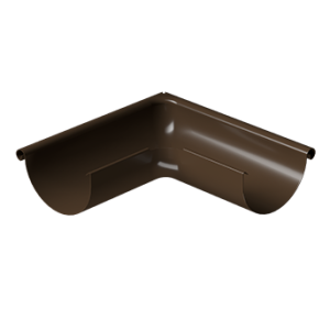 Döcke STAL PREMIUM Угол внешний 90⁰ D125 (Каштан 8017)