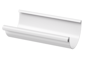 Döcke STAL PREMIUM Желоб полукруглый D125 3 м (Пломбир 9010)