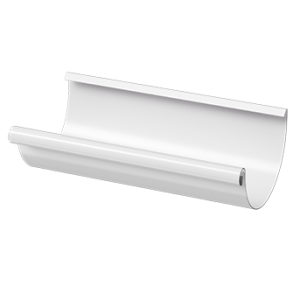 Döcke STAL PREMIUM Желоб полукруглый D125 3 м (Пломбир 9010)