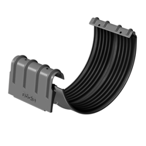 Döcke STAL PREMIUM Соединитель желобов D125 (Графит 7024)