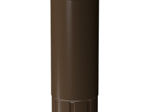 Döcke STAL PREMIUM Труба водосточная D90 1 м (Каштан 8017)