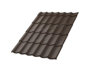 Металлочерепица МП Ламонтерра-XL (VALORI-20-OxiBеige-0.5)