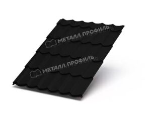 Металлочерепица МП Ламонтерра-XL (VikingMP-01-9005-0.45)