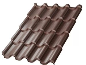 Металл Профиль М/черепица Монтерроса-S PURETAN RAL8017 коричневый 0,50сталь