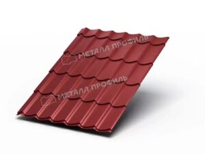 Металл Профиль М/черепица Ламонтерра NormanMP RAL3011 коричнево-красный 0,50сталь