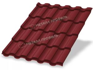 Металл Профиль М/черепица Монтекристо-М PURMAN RAL3011 коричнево-красный 0,50сталь