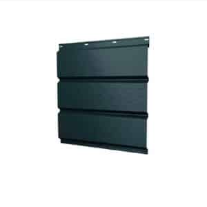 Софит металлический центральная перфорация 0,5 Satin Matt TX с пленкой RAL 7016 антрацитово-серый
