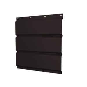Софит металлический без перфорации 0,5 Satin Matt TX с пленкой RAL 9005 черный