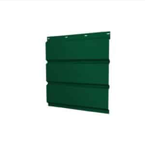 Софит металлический центральная перфорация 0,5 Satin Matt TX с пленкой RAL 6005 зеленый мох