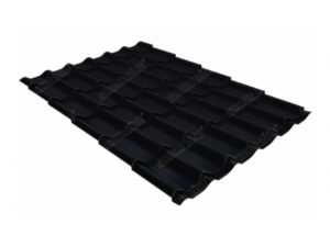 Grand Line Металлочерепица классик 0,45 Drap RAL 9005 черный
