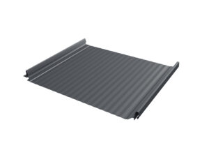 Кликфальц Pro Gofr Grand Line 0,45 Drap с пленкой на замках RAL 7024 мокрый асфальт