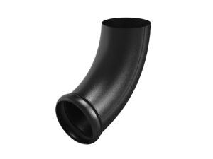 125/90 Aquasystem PURAL Matt Отвод трубы декорированный RR 33 черный изумруд