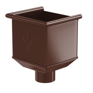 125/90 Aquasystem PURAL Matt Воронка водосборная RAL 8017 коричневый
