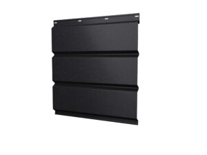 Софит металлический без перфорации 0,45 Drap с пленкой RAL 9005 черный