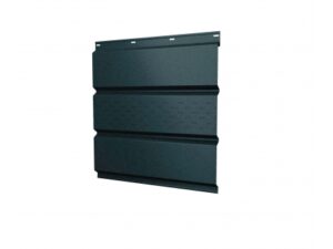 Софит металлический центральная перфорация 0,5 Satin с пленкой RAL 7016 антрацитово-серый