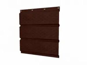 Софит металлический полная перфорация 0,45 Print Elite с пленкой Antique Wood TwinColor