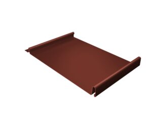 Кликфальц Grand Line 0,45 PE с пленкой на замках RAL 8004 терракота