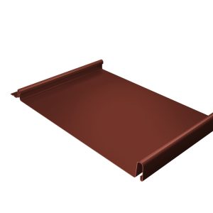 Кликфальц Grand Line 0,45 PE с пленкой на замках RAL 8004 терракота