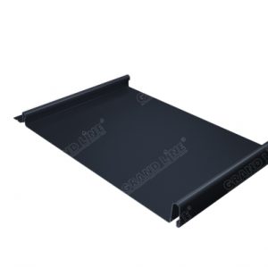 Кликфальц Grand Line 0,45 Drap с пленкой на замках RAL 7024 мокрый асфальт