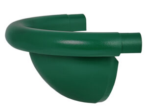 150/100 Aquasystem PURAL Заглушка универсальная полукруглая RAL 6005 зеленый мох