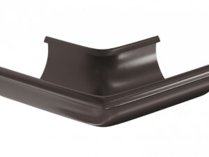 125/90 Aquasystem PURAL Matt Угол желоба наружный 90гр RR 32 темно-коричневый