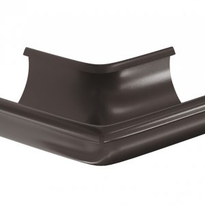 125/90 Aquasystem PURAL Matt Угол желоба наружный 90гр RR 32 темно-коричневый