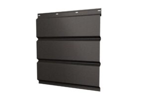 Софит металлический без перфорации 0,5 Satin Мatt с пленкой RR 32 темно-коричневый