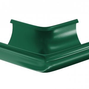 125/90 Aquasystem PURAL Угол желоба наружный 90гр RAL 6005 зеленый мох