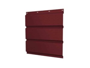 Софит металлический полная перфорация 0,5 Satin Matt TX с пленкой RAL 3005 красное вино
