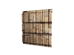 Софит металлический центральная перфорация 0,45 Print Elite с пленкой Sand Stone TwinColor