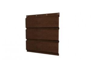 Софит металлический без перфорации 0,45 Print Elite с пленкой Antique Wood TwinColor