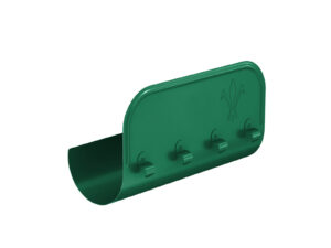 125/90 Aquasystem PURAL Ограничитель перелива прямой L=0,40м RAL 6005 зеленый мох