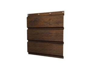 Софит металлический полная перфорация 0,45 Print Elite с пленкой Chestnut Wood