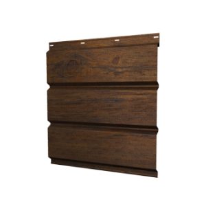 Софит металлический полная перфорация 0,45 Print Elite с пленкой Chestnut Wood