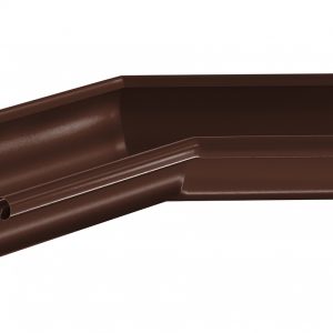125/90 Aquasystem PURAL Matt Угол желоба внутренний 135гр RAL 8017 коричневый