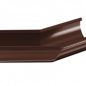 125/90 Aquasystem PURAL Matt Угол желоба наружный 135гр RAL 8017 коричневый