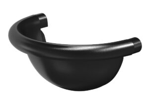 125/90 Aquasystem PURAL Matt Заглушка универсальная полукруглая RR 33 черный изумруд