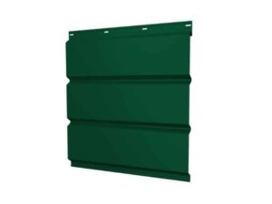 Софит металлический без перфорации 0,5 Satin Matt TX с пленкой RAL 6005 зеленый мох