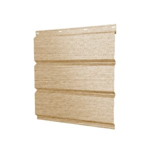 Софит металлический полная перфорация 0,45 Print Elite с пленкой Milky Wood TwinColor
