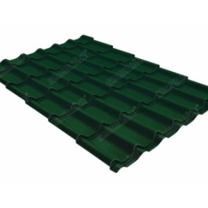 Grand Line Металлочерепица классик 0,45 Drap RAL 6005 зеленый мох