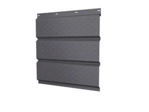 Софит металлический полная перфорация 0,45 Drap TX с пленкой RAL 7004 сигнальный серый